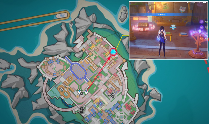 《原神》星轨王城你画我踩涂鸦解谜攻略2