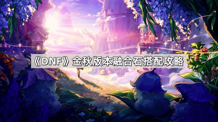 DNF金秋版本融合石搭配攻略_dnf金秋版本融合石搭配攻略图