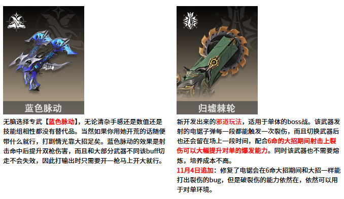 二重螺旋琳恩武器怎么选3