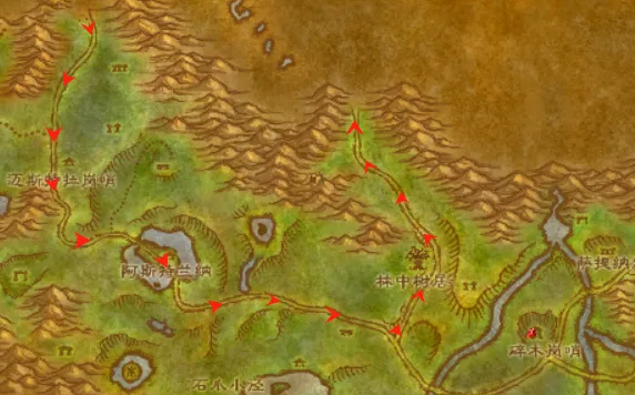 魔兽世界黑海岸怎么去费伍德森林4