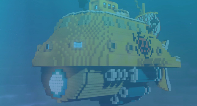 我的世界潜水艇怎么制作_我的世界潜水艇怎么画