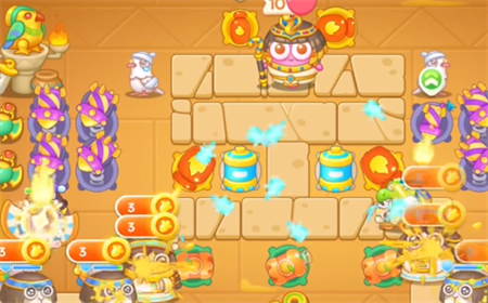 保卫萝卜4法老归来第116关怎么过5