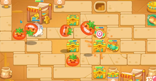 保卫萝卜4法老归来第105关怎么过2