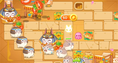 保卫萝卜4法老归来第105关怎么过3