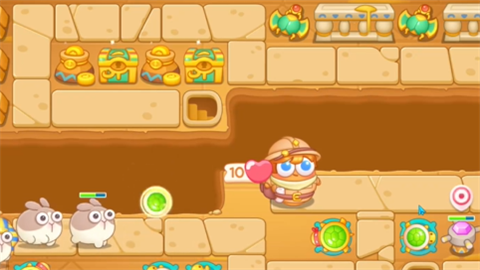 保卫萝卜4法老归来第104关怎么过3