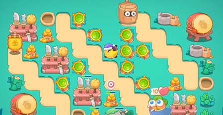 保卫萝卜4秋天的第一杯奶茶第10关怎么过3