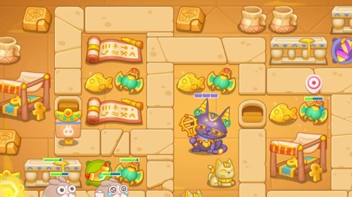 保卫萝卜4法老归来第56关怎么过1