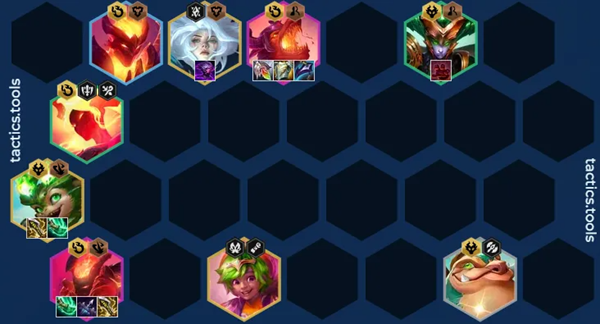 金铲铲之战s12炎魔九五阵容怎么搭配2