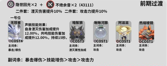 鸣潮丹瑾声骸怎么选择2