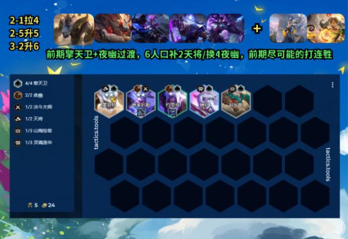 金铲铲之战午夜虹吸阵容怎么玩5