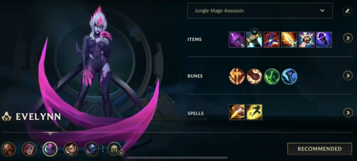 英雄联盟手游伊芙琳怎么出装2