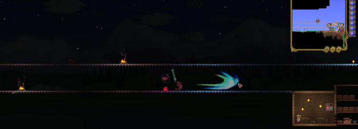 泰拉瑞亚如何制作更高级的武器1