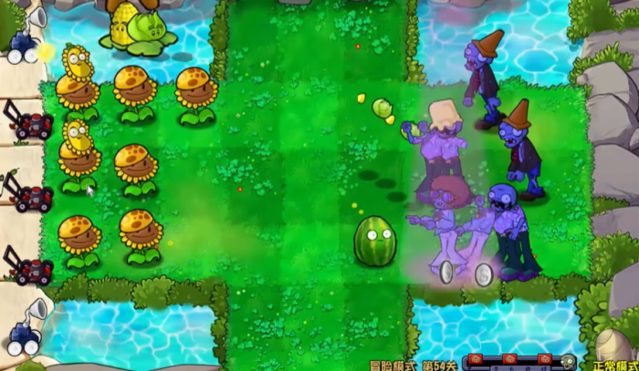 植物大战僵尸54怎么过_植物大战僵尸5V5 植物大战僵尸54怎么过_植物大战僵尸5V5