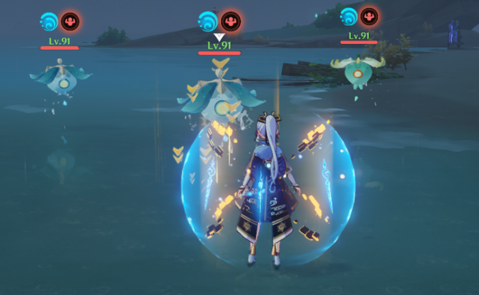 原神漂浮灵水怎么打3