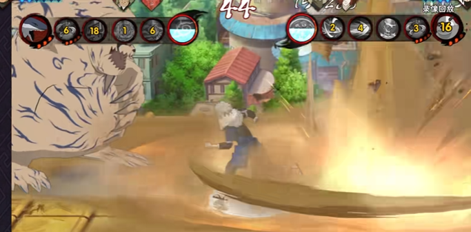 火影忍者二代怎么移动用水龙卷1