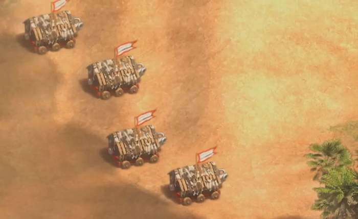 帝国时代2攻城车怎么攻击2