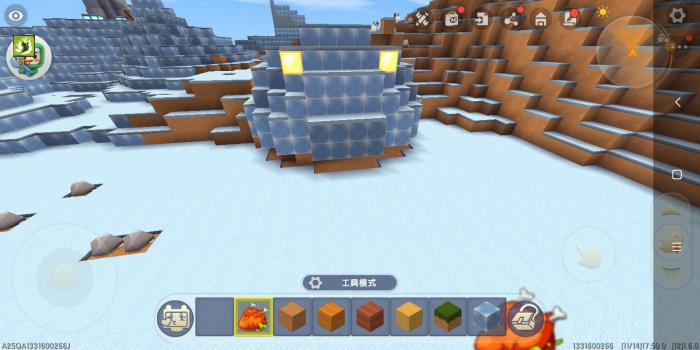 迷你世界雪女屋地形码20261