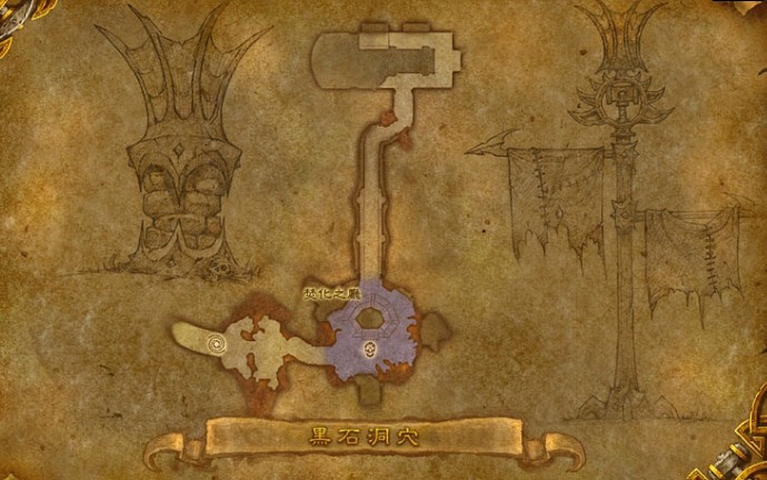 魔兽世界熊猫人之谜前夕5H副本黑石岩窟_魔兽世界黑石山在哪个地图