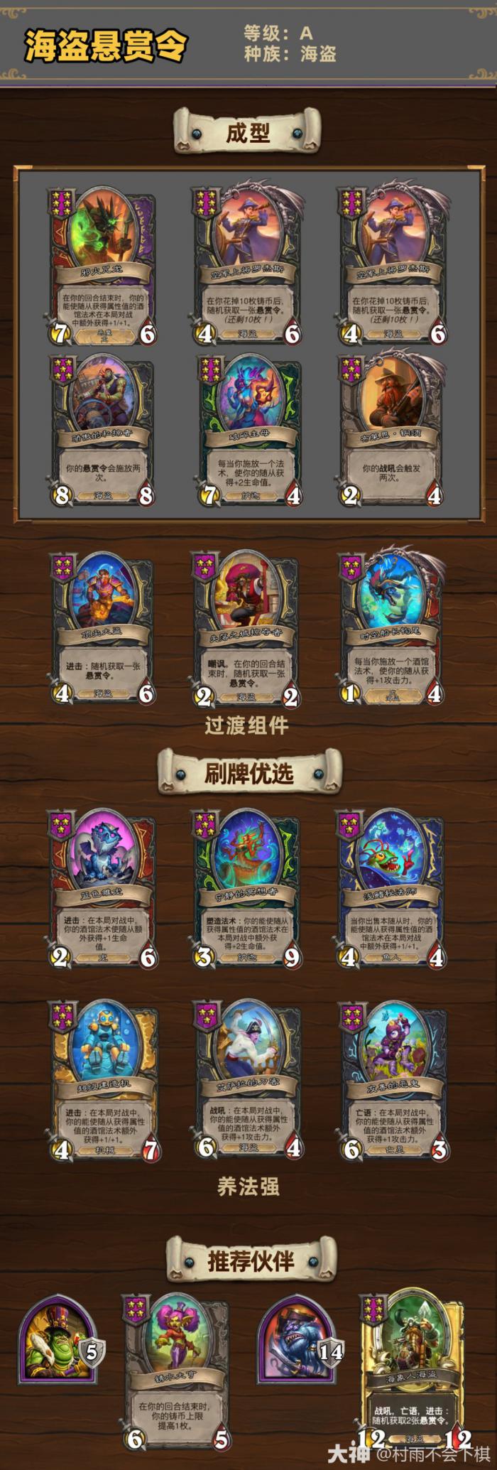 炉石传说33.6.2酒馆战棋海盗悬赏令玩法攻略1