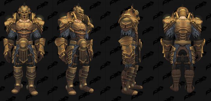 《魔兽世界》奥迪尔团本锁甲模型预览1