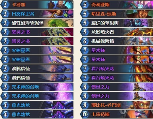 《炉石传说》暗影崛起兮柚卡德加法卡组介绍1