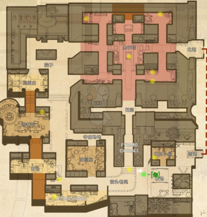 鹅鸭杀古沙地图一览1