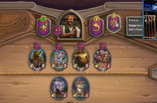 《炉石传说》酒馆战棋怎么锁定随从1