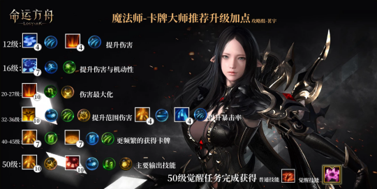 命运方舟卡牌大师升级技能搭配攻略1