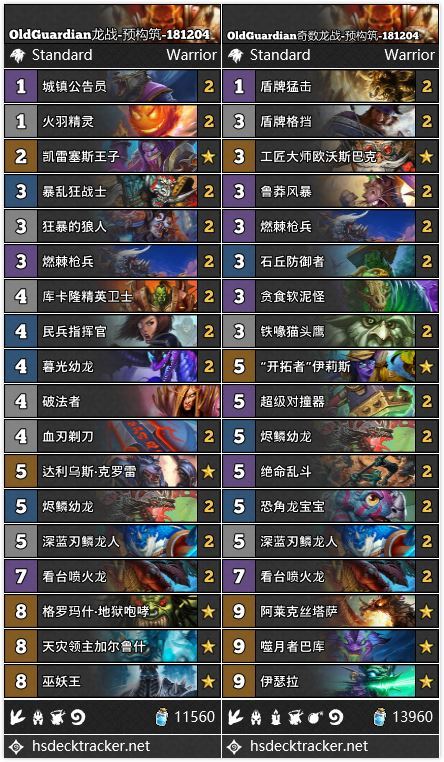 《炉石传说》拉斯塔哈的大乱斗强力预构筑卡组推荐1