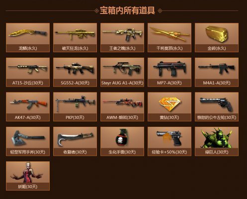 《穿越火线》王者必备武器1