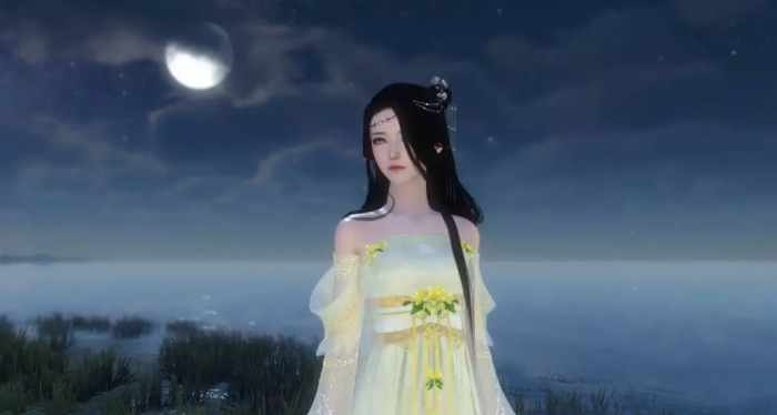 《逆水寒》新发型倚云鬓和红罗扇造型赏析1