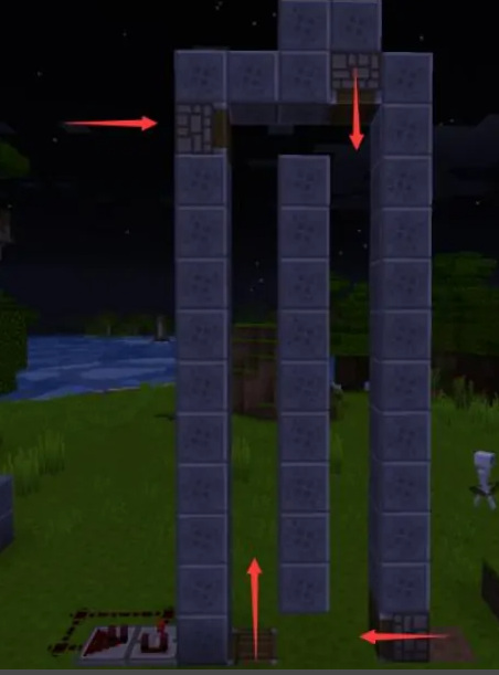 我的世界如何做电梯可以上下行2