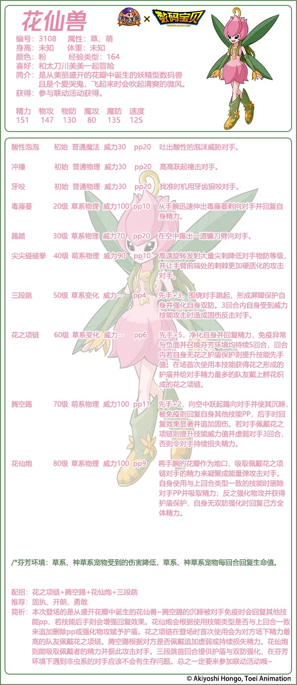 洛克王国花仙兽技能表_洛克王国花仙兽技能表最新