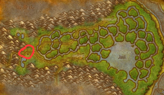 魔兽世界断矛路口在哪1