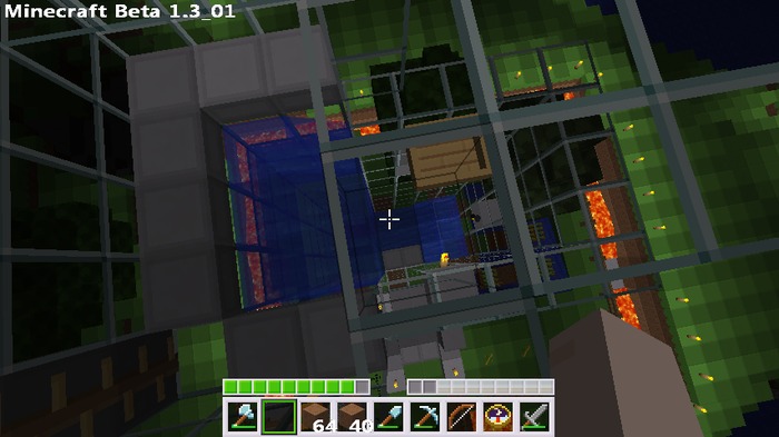 《我的世界》循环水电梯制作教程8