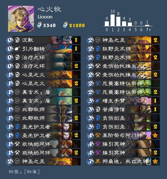 《炉石传说》乱斗冠军大厅心火牧套牌代码1