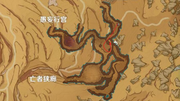 原神镔铁沙丘草神瞳位置一览2