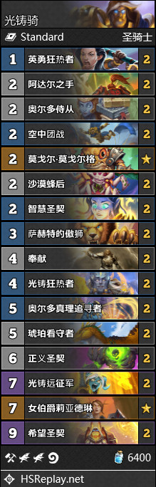 炉石传说外域的灰烬圣骑士光铸骑卡组_炉石传说光铸骑买什么卡包