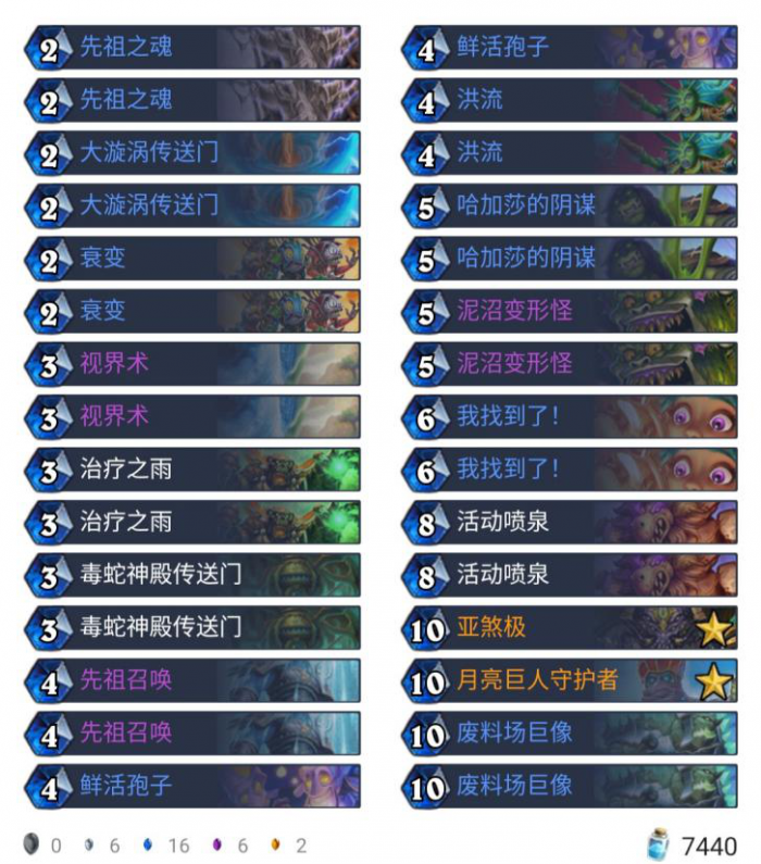 炉石传说外域的灰烬大哥萨卡组_炉石外域的灰烬橙卡