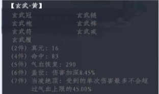 蜀山初章玄武套装详细介绍1