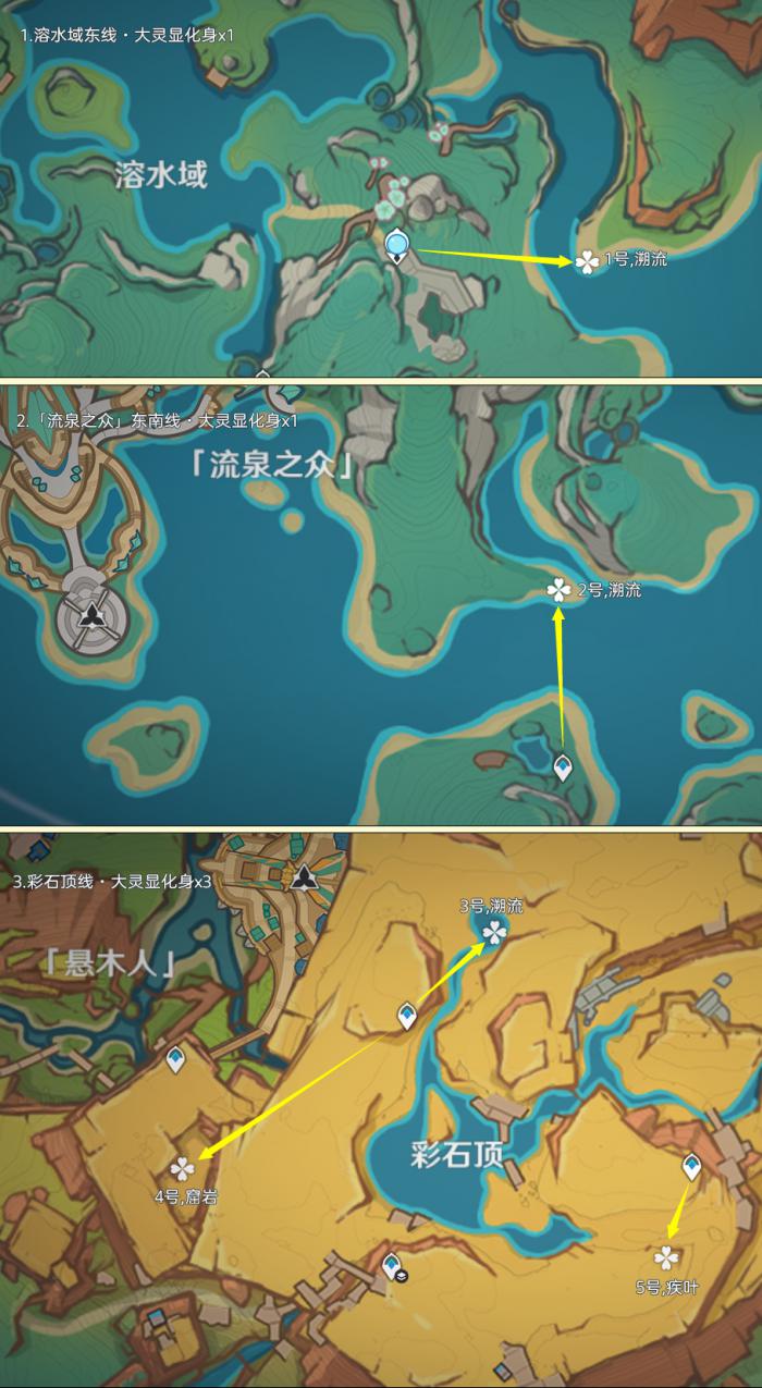 原神大灵显化身刷取路线3