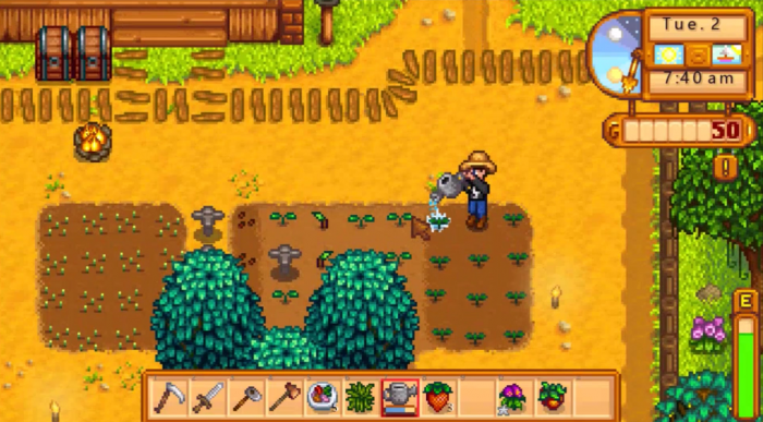 星露谷物语种下的种子怎么铲掉1