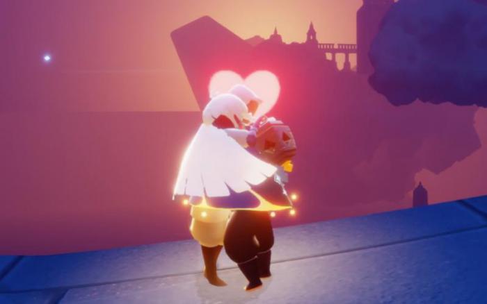 光遇背后拥抱动作怎么做1