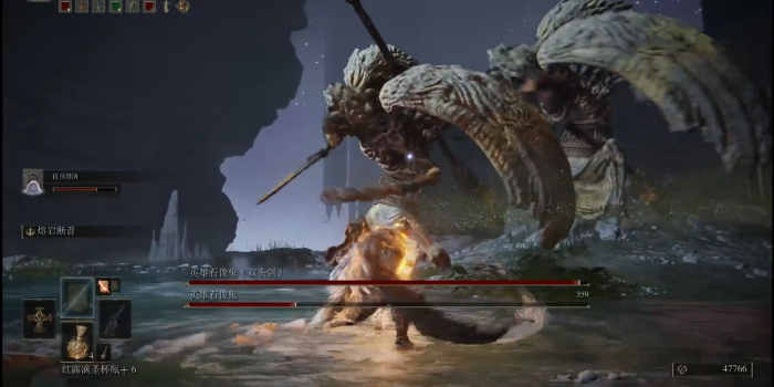 艾尔登法环英雄石像鬼怎么打2