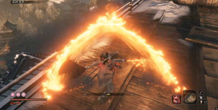 只狼影逝二度柔剑永真怎么打3