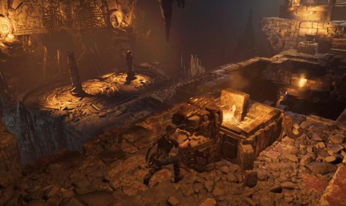 古墓丽影怎么爬金字塔2