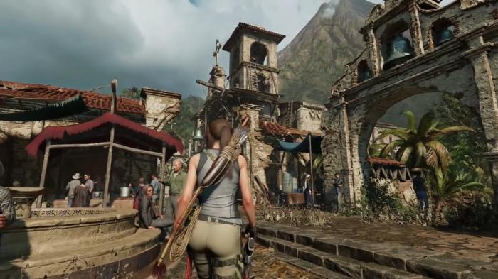 古墓丽影怎么爬金字塔3