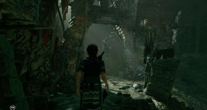 古墓丽影横梁那关怎么过2