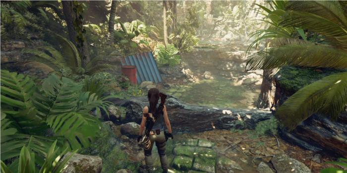 古墓丽影横梁那关怎么过3