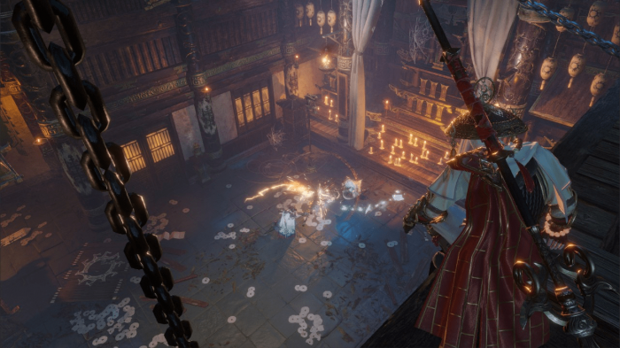 永劫无间怎么在墙上弹射4